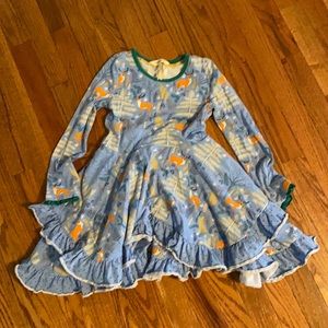 COPY - Matilda jane winter rain deer dress Christmas size 8